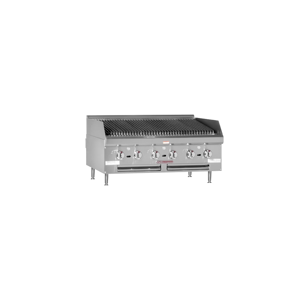 348-HDC36LP 36" Gas Charbroiler w/ Cast Iron Grates, Liquid Propane