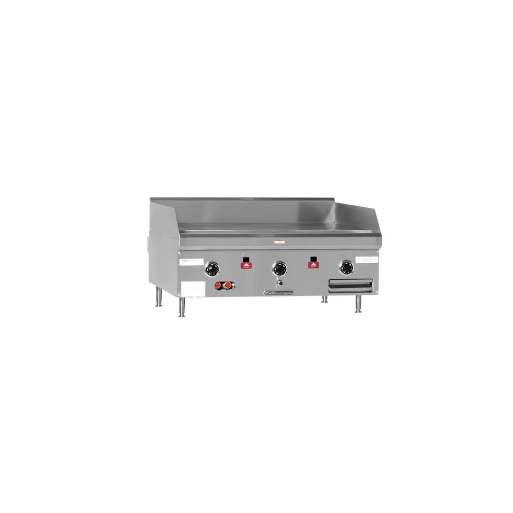348-HDG18NG 18" Gas Griddle w/ Thermostatic Controls - 1" Steel Plate, Natural Gas