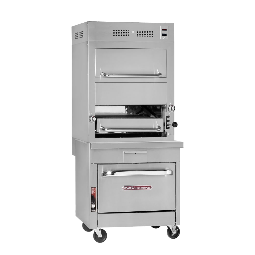 348-P32D171NG 32" Platinum 1 Deck Range Broiler w/ Infrared Burner, Oven, Natural Gas