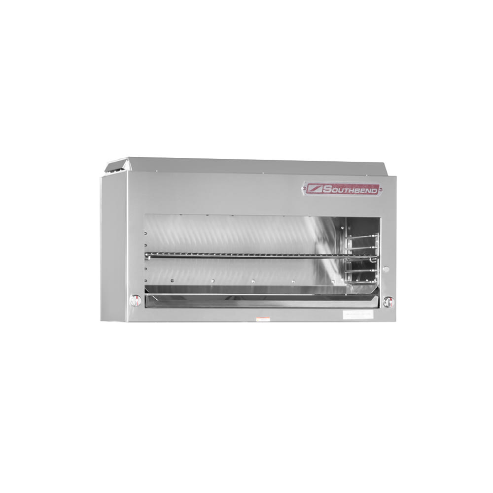 348-P36CMNG 36" Gas Cheese Melter w/ Infrared Burner, Stainless, Natural Gas