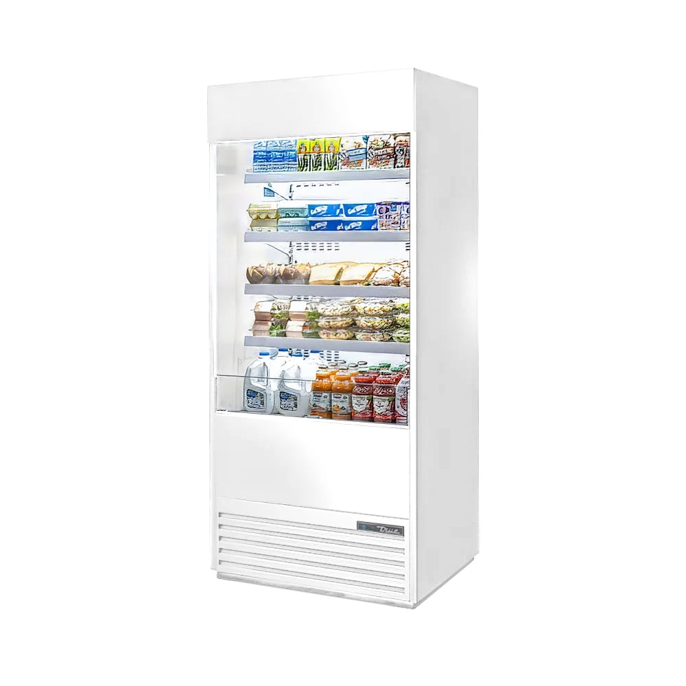 598-TOAM36HCNSL01W 36" Vertical Open Air Cooler w/ (5) Levels, White, 115v
