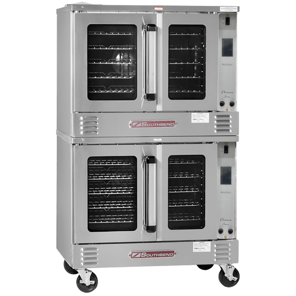 348-PCE15BTDV2083 Platinum Ventless Bakery Depth Double Full Size Convection Oven - 7.5kW, 208v/3...