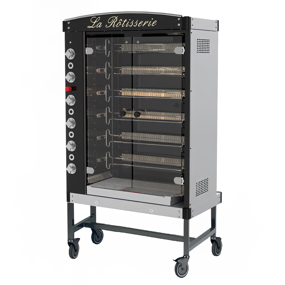 127-MAG406GASNG MAG Series Gas 6 Spit Rotisserie w/ 30 Bird Capacity, Natural Gas