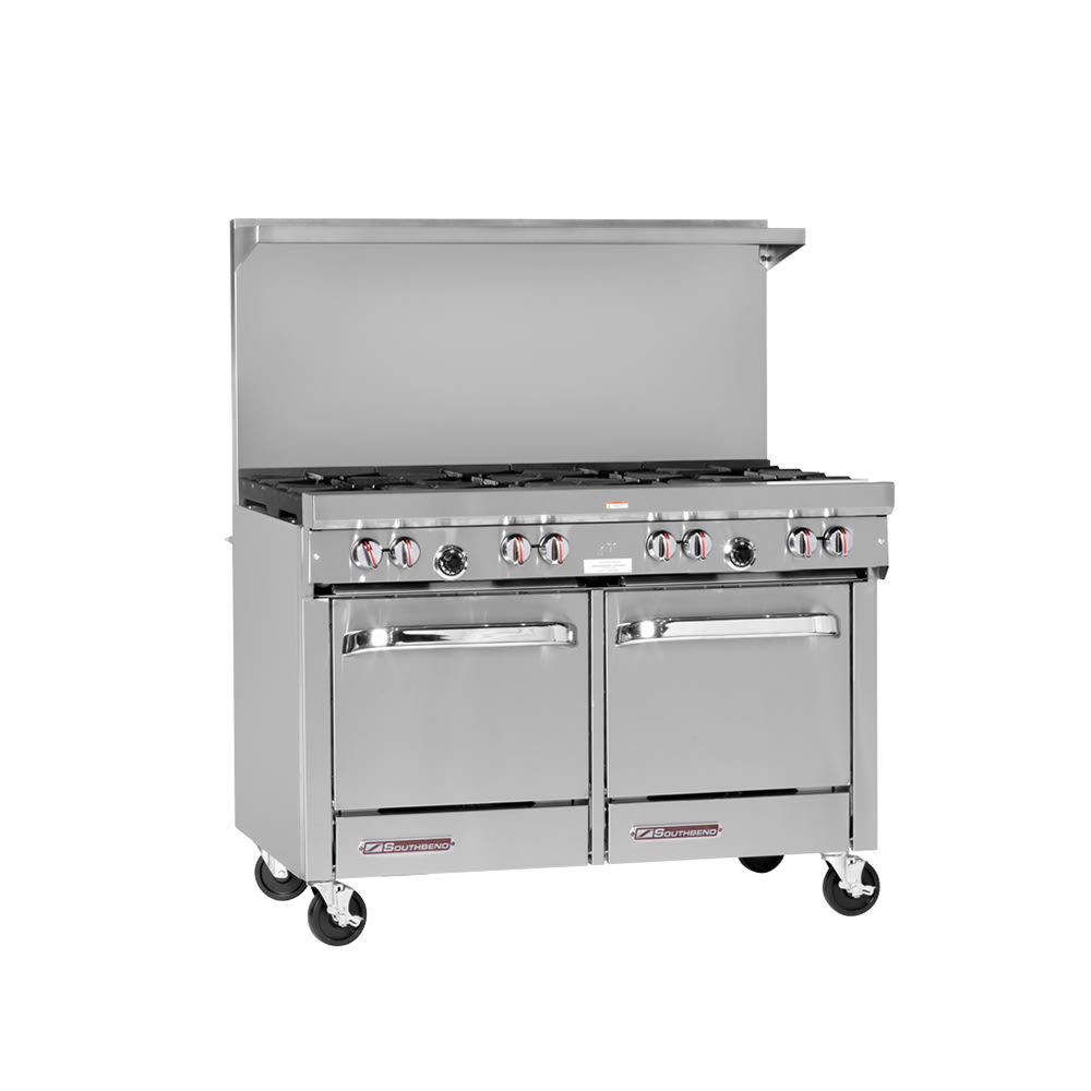 348-S48EENG 48" 8 Burner Gas Range w/ Space Saver Oven, Natural Gas
