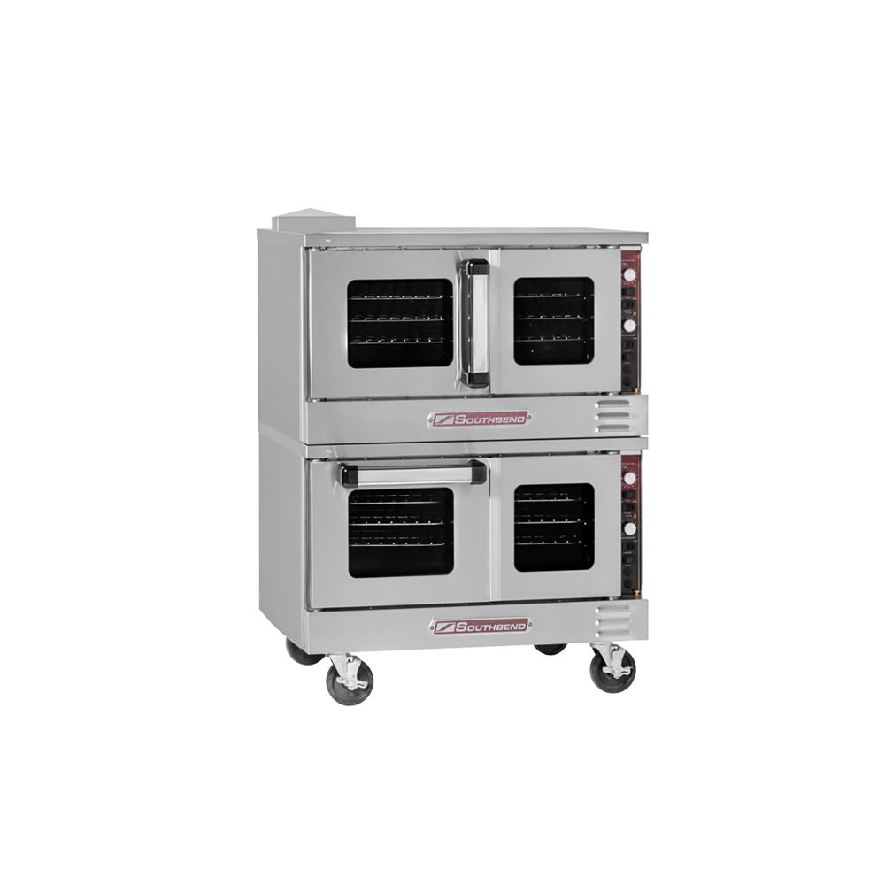 348-TVGS22SCNG TruVection Double Full Size Natural Gas Convection Oven - 104,000 BTU