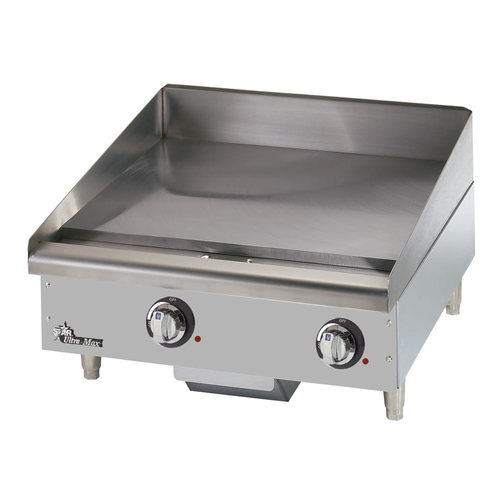 062-724T208 24" Electric Griddle w/ Thermostatic Controls - 1" Steel Plate, 208v