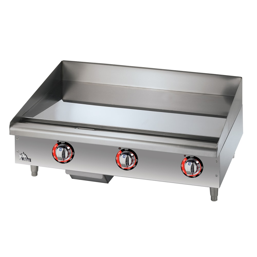 062-536CHSF 36" Electric Griddle w/ Thermostatic Controls - 1" Chrome Plate, 208-240v