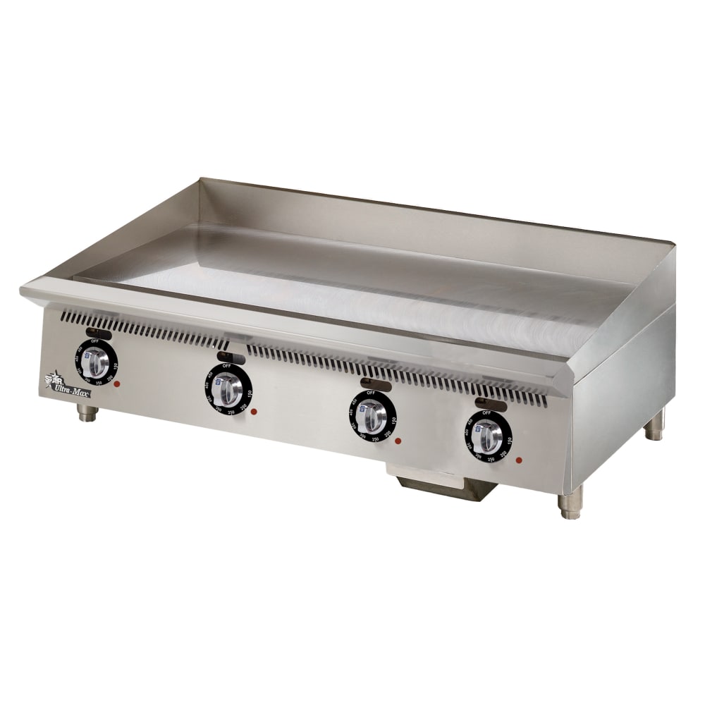 062-748TA208 48" Electric Griddle w/ Thermostatic Controls - 1" Steel Plate, 208v/1ph