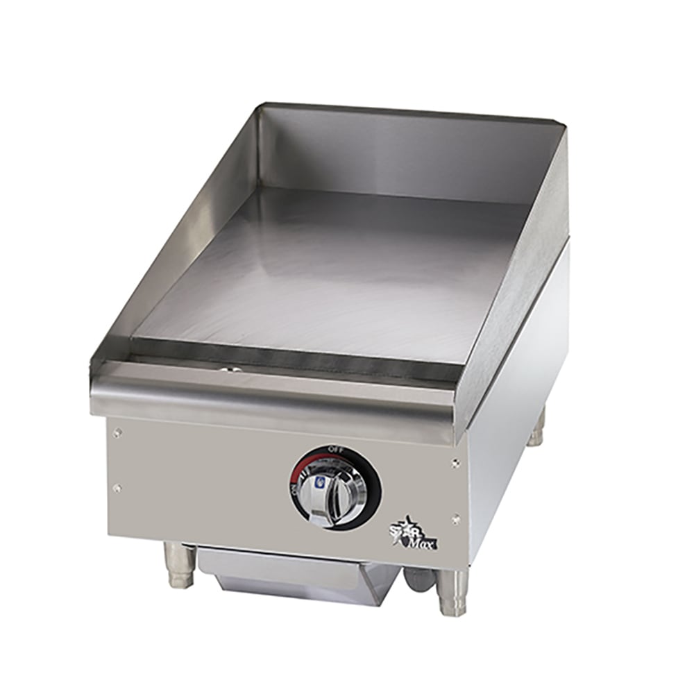 062-615MF 15" Gas Griddle w/ Manual Controls - 1" Steel Plate, Convertible