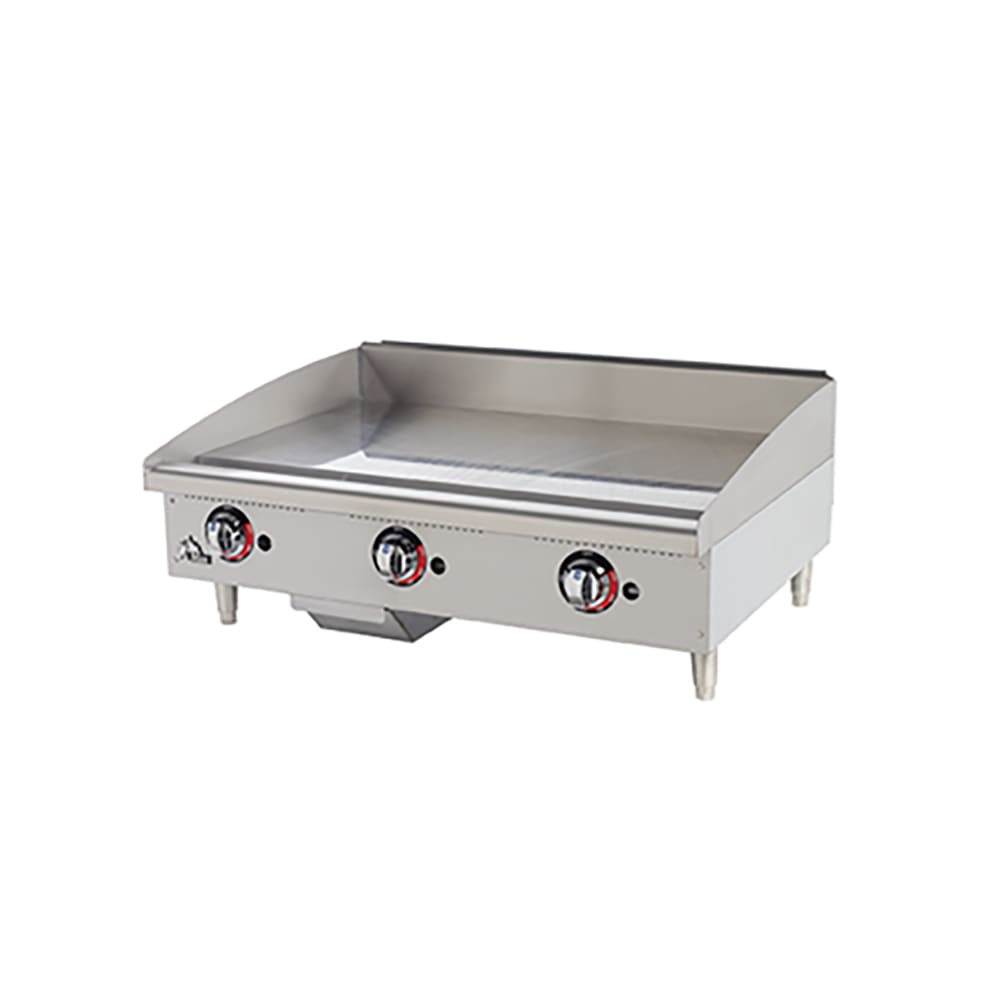 062-636TCHSF 36" Gas Griddle w/ Thermostatic Controls - 1" Chrome Plate, Natural Gas