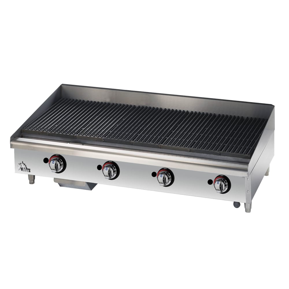 062-6148RCBF 48" Gas Charbroiler - Adjustable Manual Controls