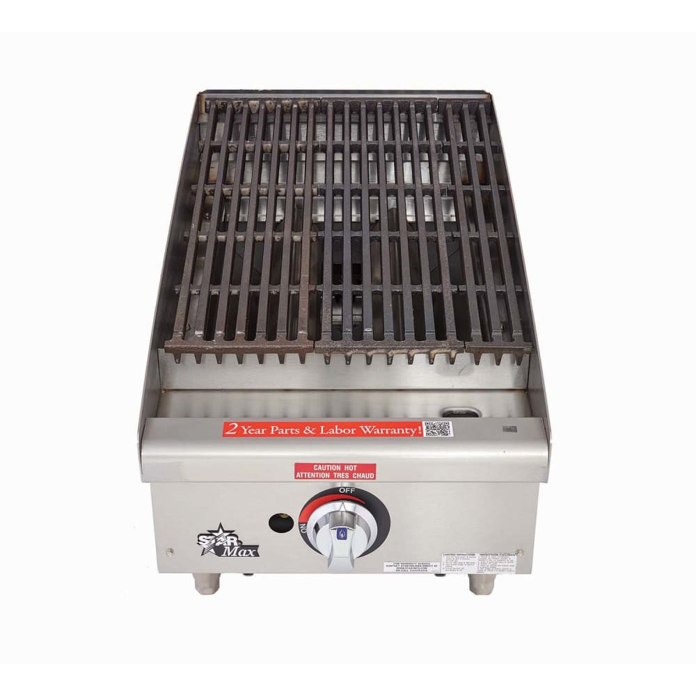 062-6115RCBF 15" Gas Charbroiler - Adjustable Manual Controls