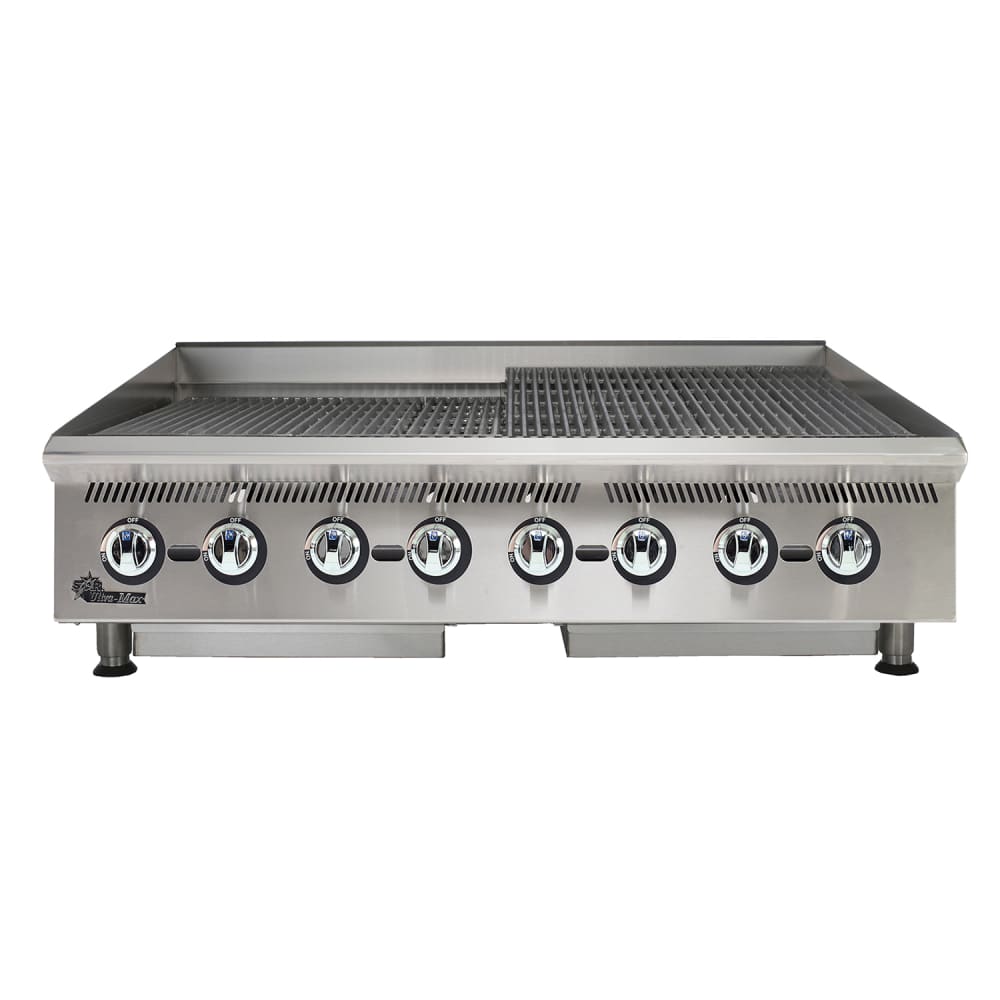 062-8148RCBANG 48" Charbroiler w/ Manual Controls & Steel Radiants, 160000 BTU, Natural...
