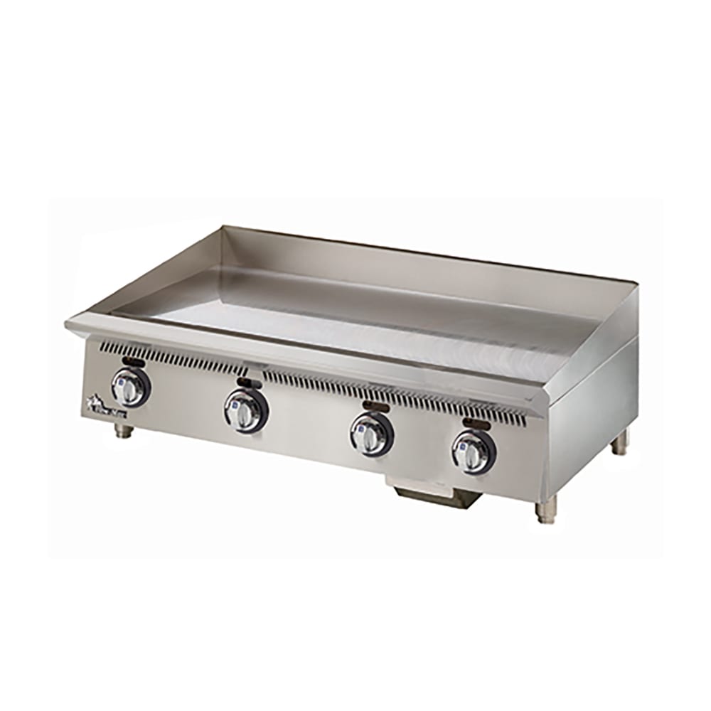 062-848MANG 48" Gas Griddle w/ Manual Controls - 1" Steel Plate, Natural Gas
