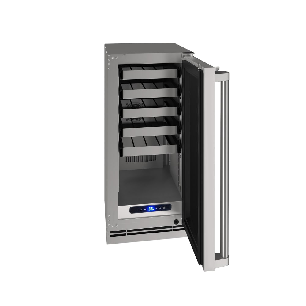 581-VCWC515SS33A 14 15/16" One Section Undercounter Wine Cooler w/ (1) Zone, 20 Bottle Capac...