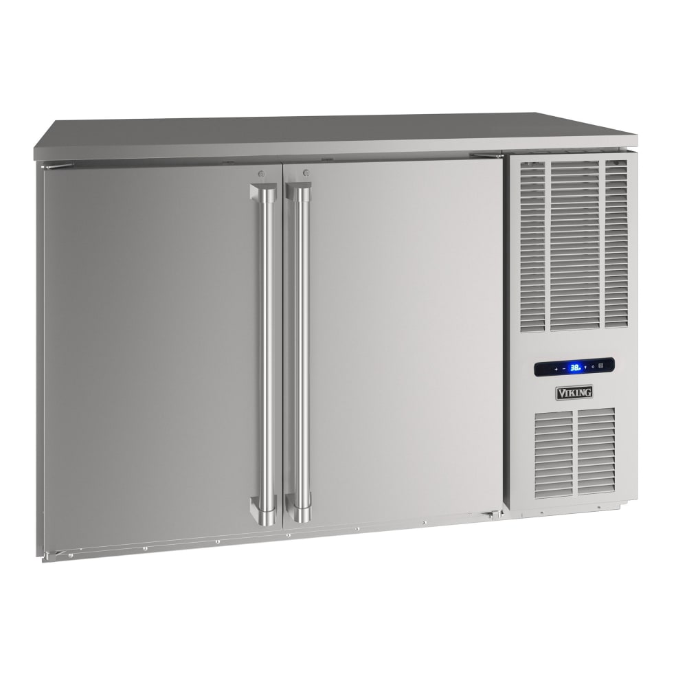 581-VCBR552SS01A 52" Bar Refrigerator - 2 Swinging Solid Doors, Silver, 115v
