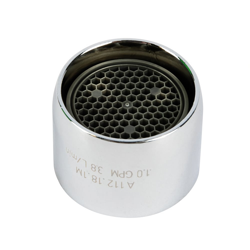 064-B019901F10 1 GPM Non Splash Aerator w/ Flow Control
