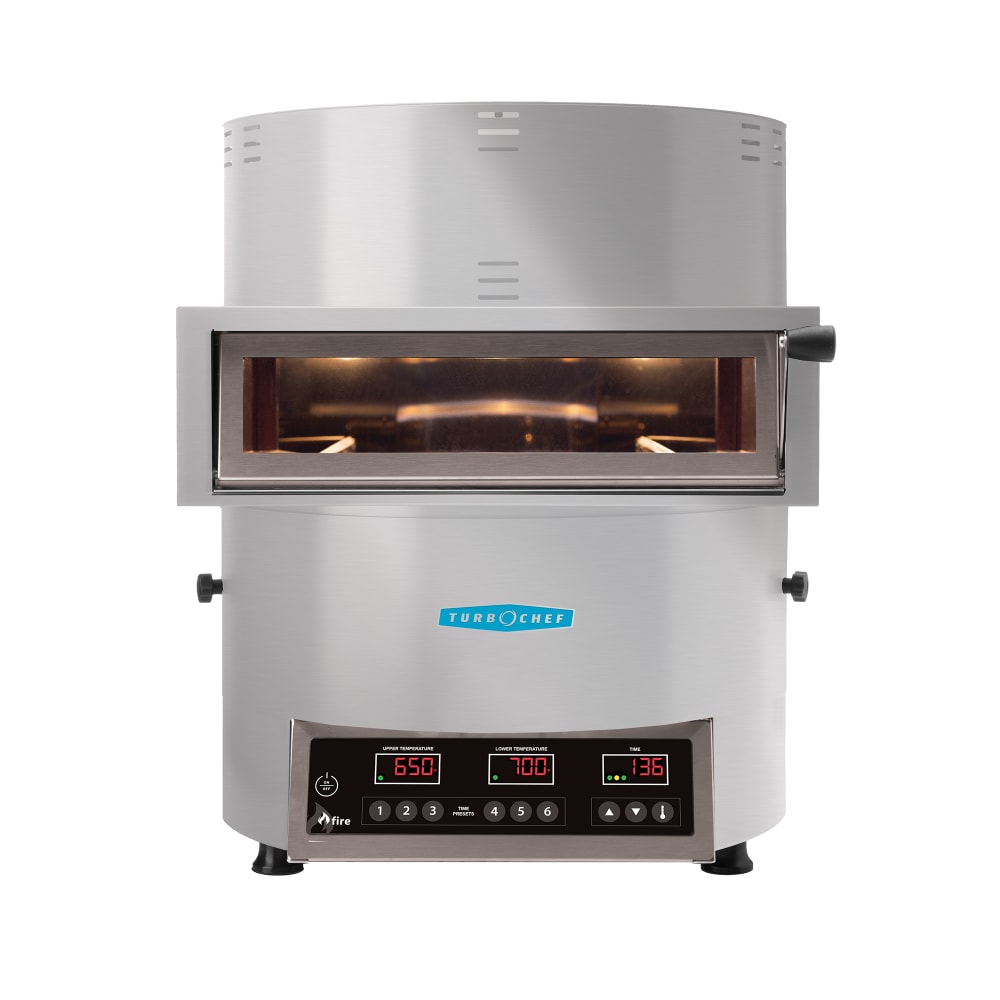 589-FIREWHT Countertop Pizza Oven - Single Deck, 208 240v/1ph, White