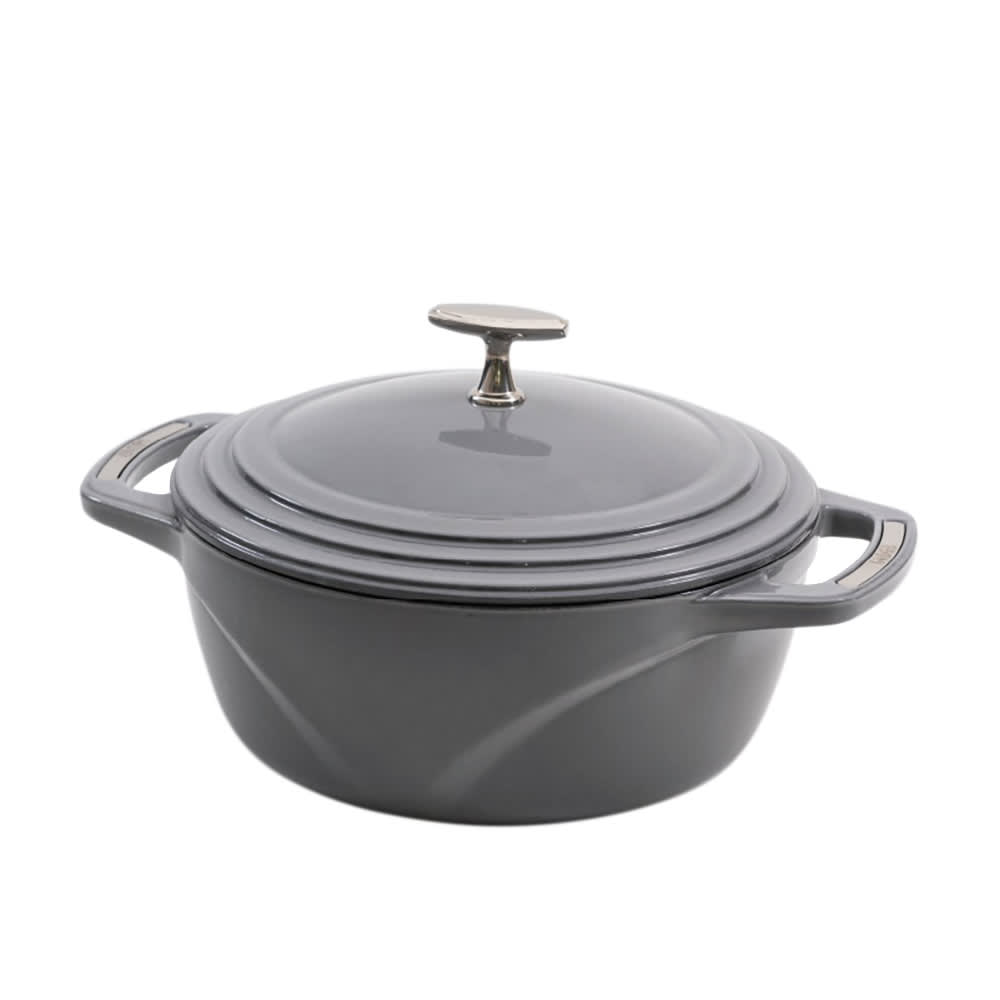 261-U4ID700 4 1/2 qt USA Enamel™ Enameled Cast Iron Dutch Oven, Moonstruck