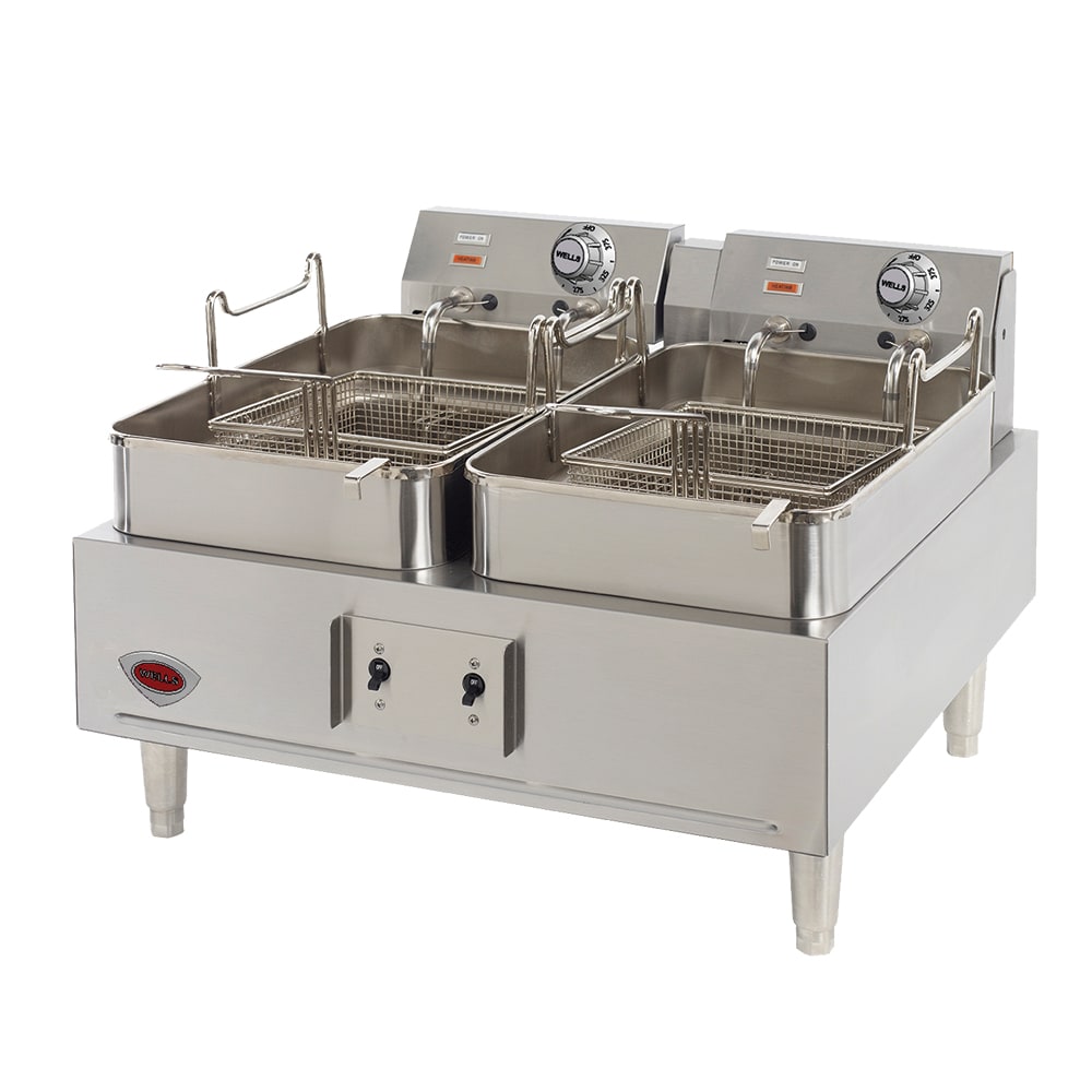 439-F30 Countertop Electric Fryer - (2) 15 lb Vats, 208-240v