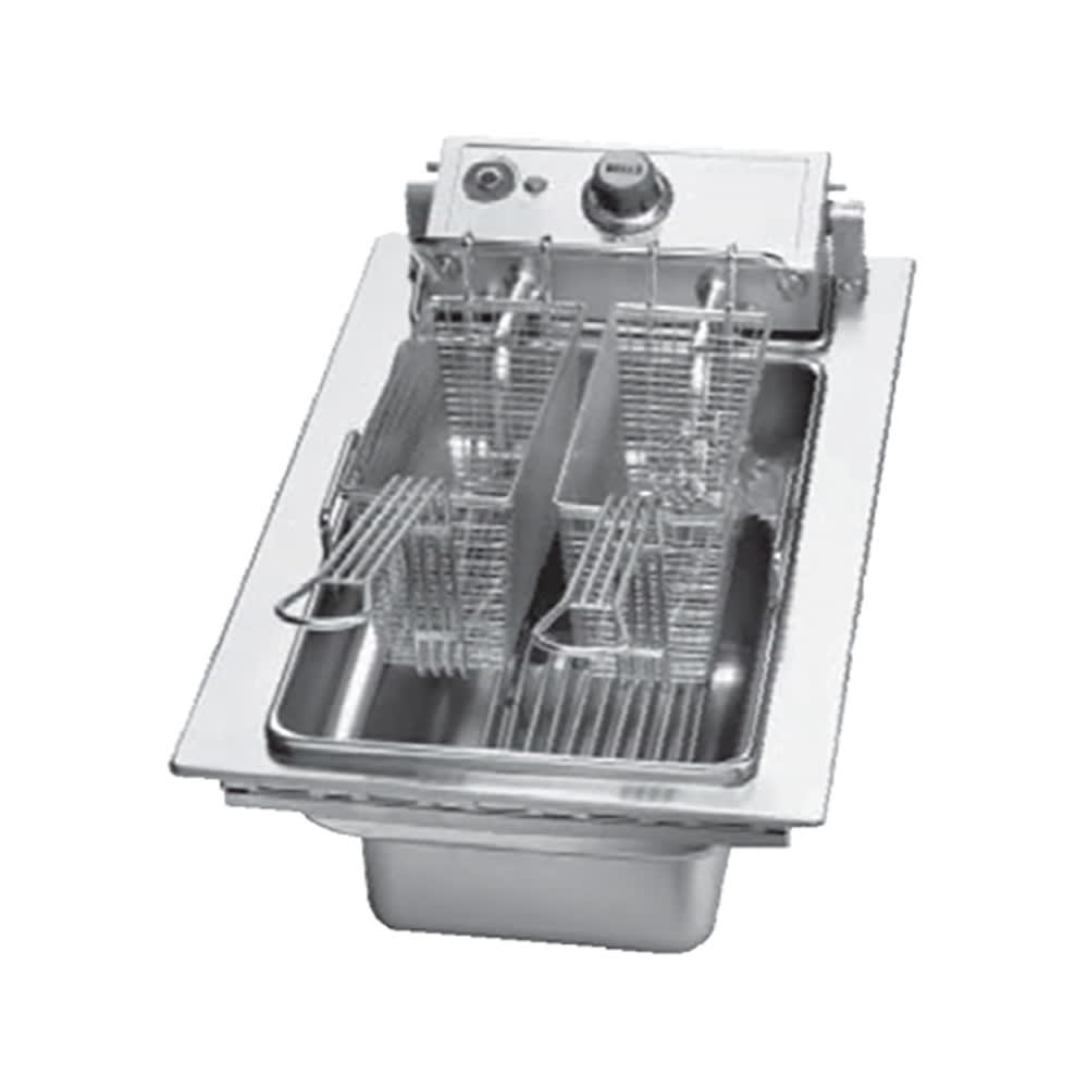 439-F556208 Drop-In Electric Fryer - (1) 15 lb Vat, 208v