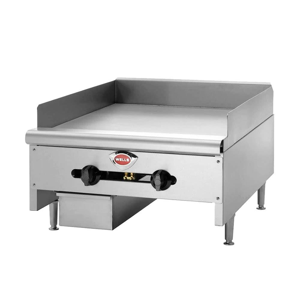 439-HDG3630G 36" Gas Griddle w/ Manual Controls - 3/4" Steel Plate, Convertible