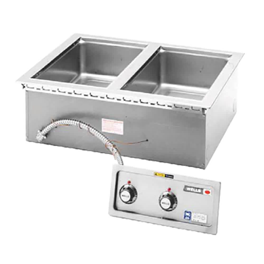 439-MOD127T Drop-In Hot Food Well w/ (4) 1/3 Size Pan Capacity, 208-240v/1ph