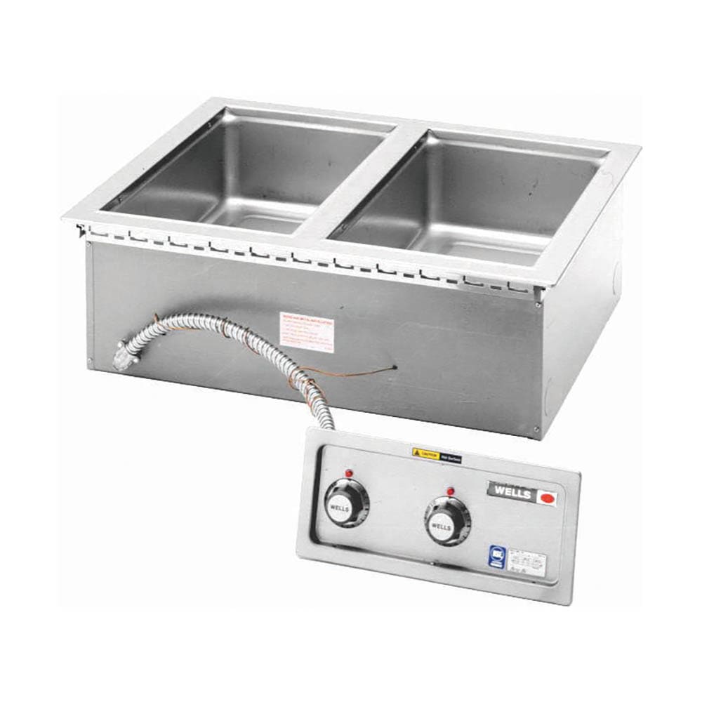 439-MOD200TD Drop-In Hot Food Well w/ (2) Full Size Pan Capacity, 208-240v