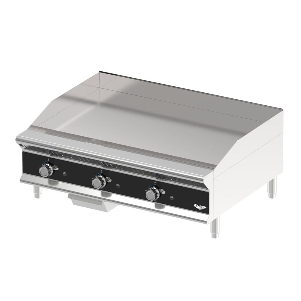175-GGMDM36 36" Gas Griddle w/ Manual Controls - 1" Steel Plate, Convertible