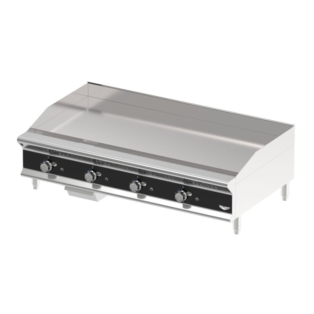175-GGMDM48 48" Gas Griddle w/ Manual Controls - 3/4" Steel Plate, Convertible