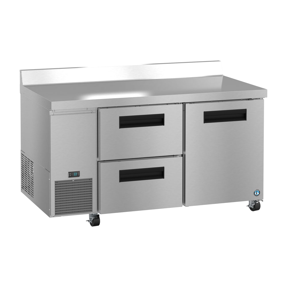 440-WLR60BD2 60" Steelheart Worktop Refrigerator w/ (2) Sections, (1) Door & (2) Drawers...