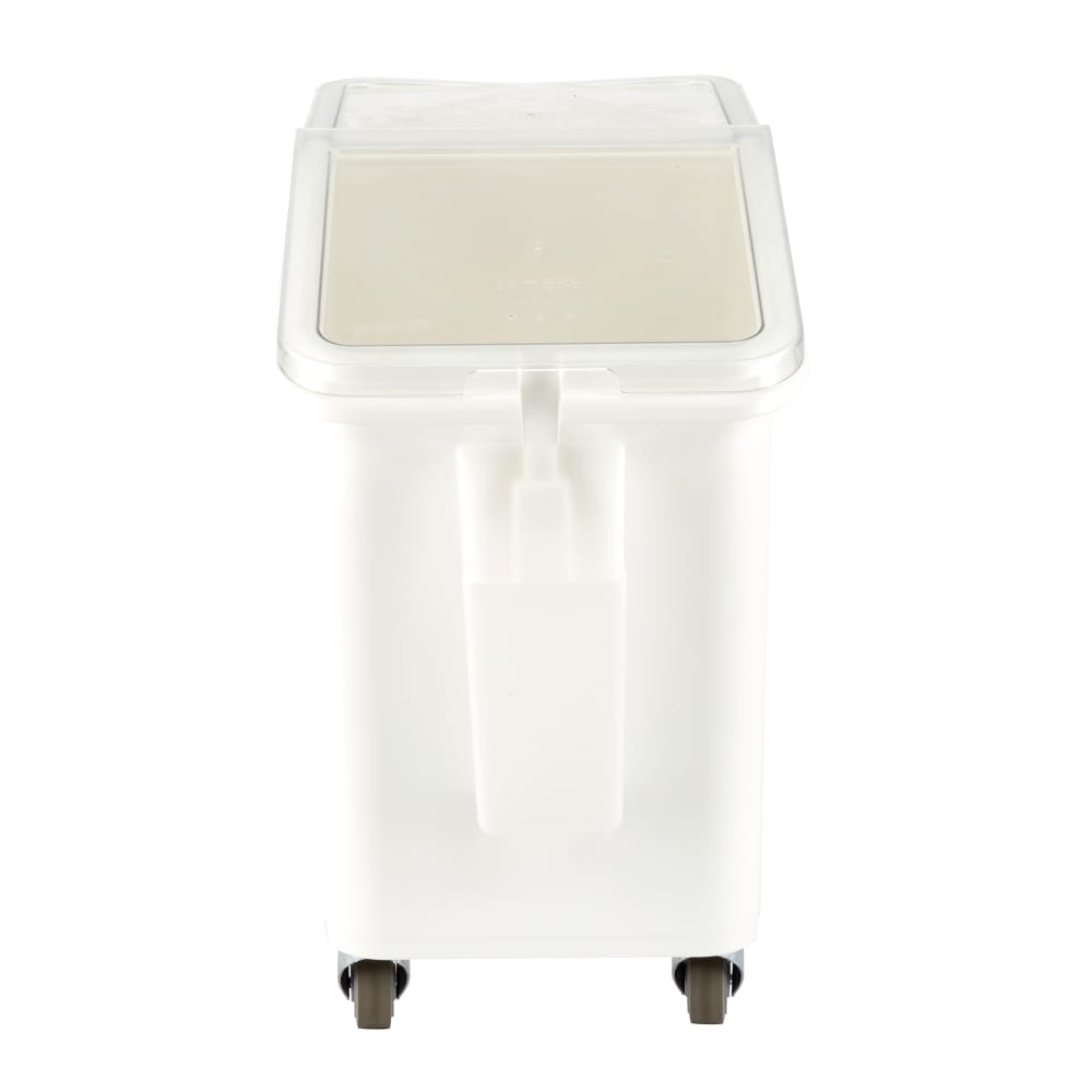 144-IBS27148 27 Gallon Mobile Ingredient Bin - White