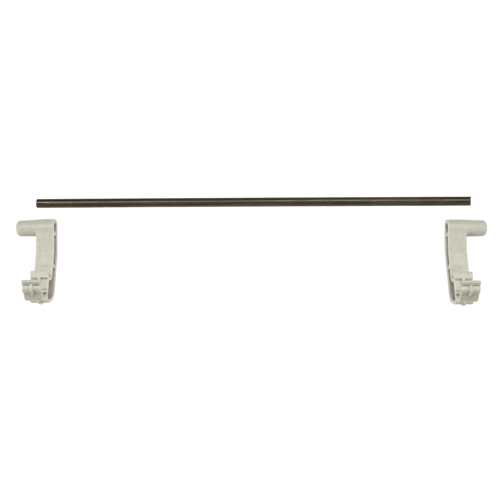 144-EWSR18E151 Camshelving® Elevation End Shelf Rail - 18"L x 2"H, Soft Gray