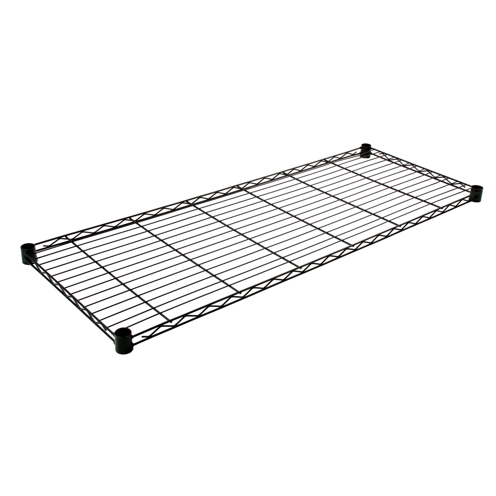 688-1848BK Epoxy Coated Wire Shelf - 48"W x 18"D