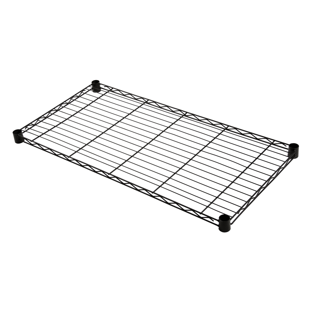 688-2436BK Epoxy Coated Wire Shelf - 36"W x 24"D