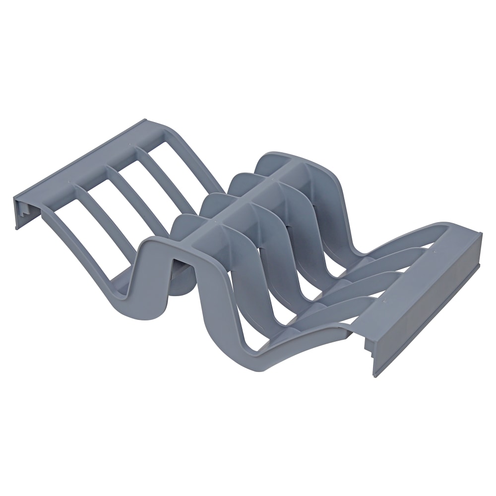688-QPWDR Millenia™ Waved Drying Cradle - 12" x 24", Gray