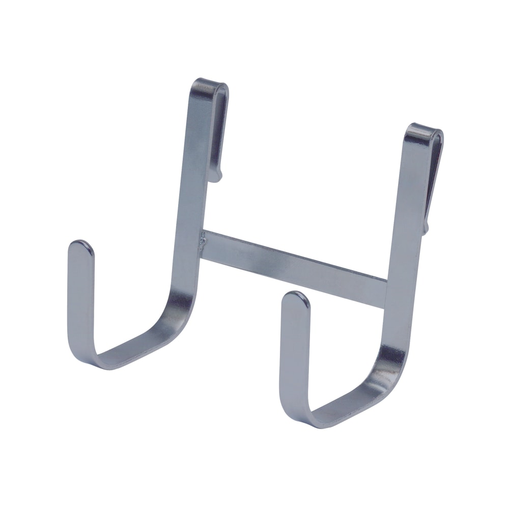 688-SGHOOKDBGY 4 1/4" Store Grid Large Double Hook - Gray