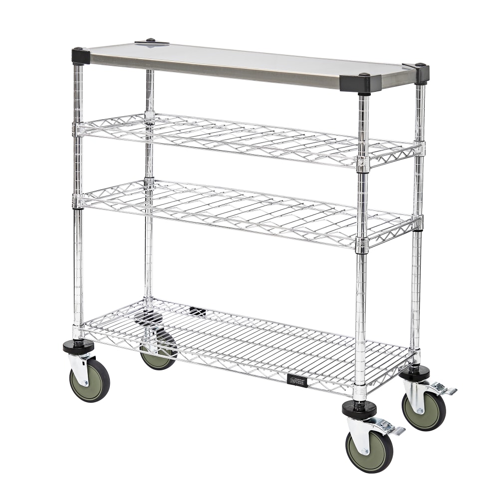 688-WRC1448WSC1SS Rectangular Dessert Cart w/ Multi-Tiered Design - Chrome