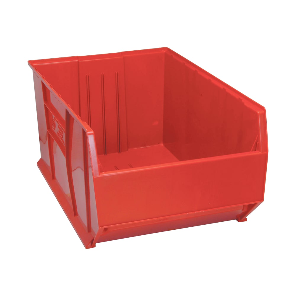 688-QUS997RD Hulk Mobile Stack Shelf Container - 35 7/8" x 23 7/8", Red