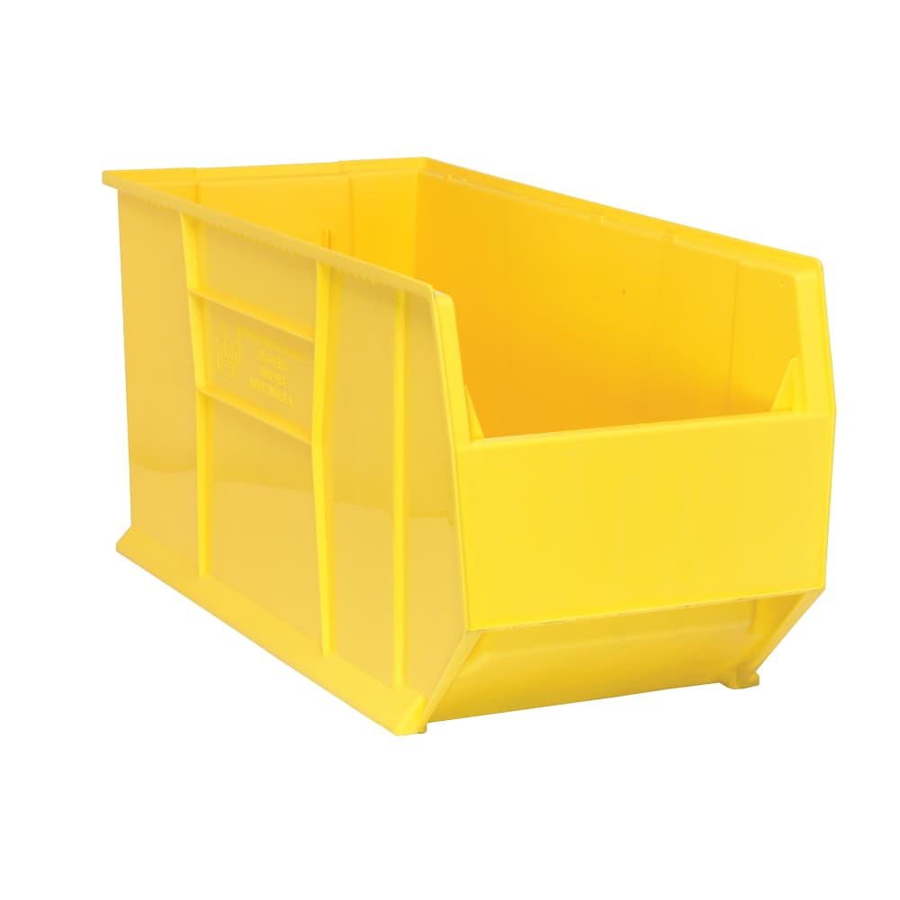 688-QUS993YL Hulk Stack Shelf Container - 35 7/8" x 16 1/2", Yellow