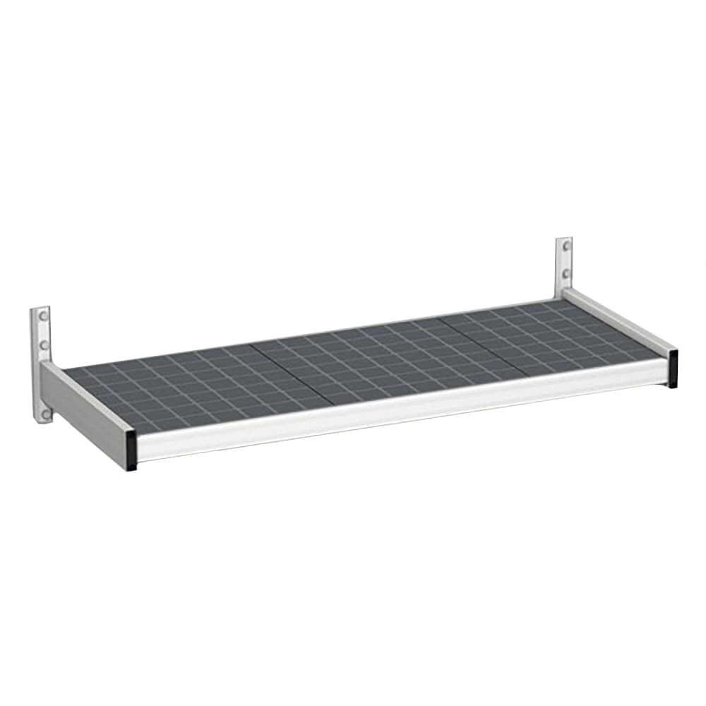 197-WSB52S Solid Wall Mount Shelf, 52"W x 18"D, Aluminum
