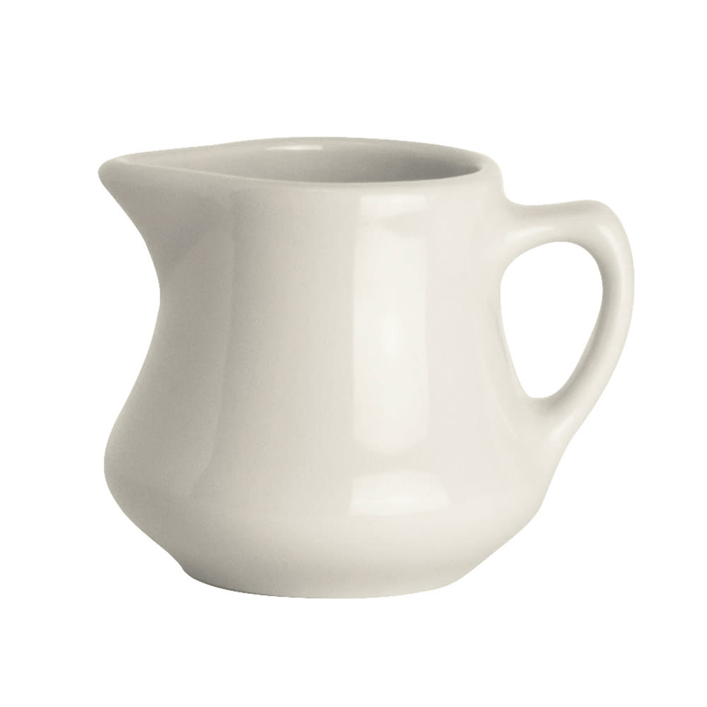 706-HL17500 5 1/4 oz Unique Creamer - China, White
