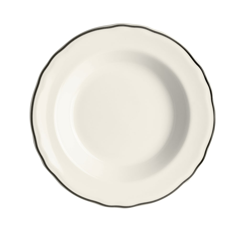 706-HL564847 12 3/4 oz Round Styleline Soup Bowl - China, Black