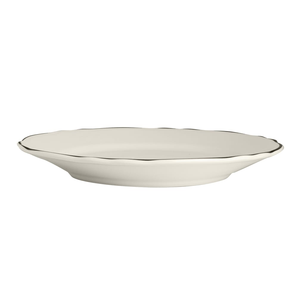 706-HL548847 10 5/8" Round Styleline Plate - China, Black