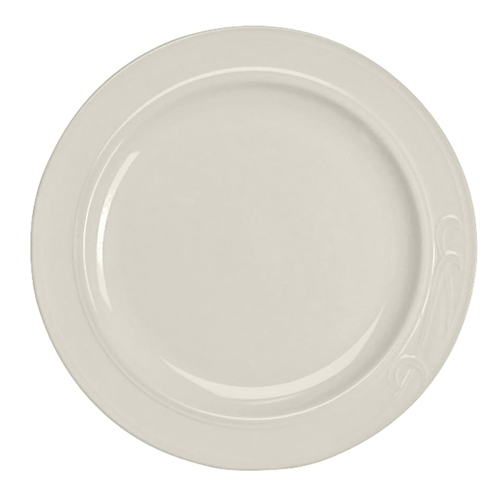 706-HL6121000 12" Round Lyrica Plate - China, Ivory