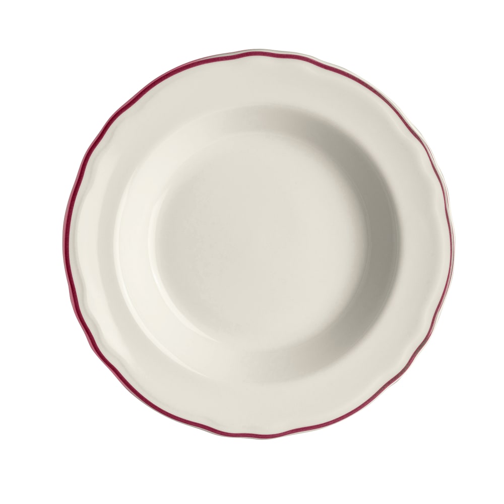 706-HL5640866 12 3/4 oz Round Styleline Soup Bowl - China, Maroon