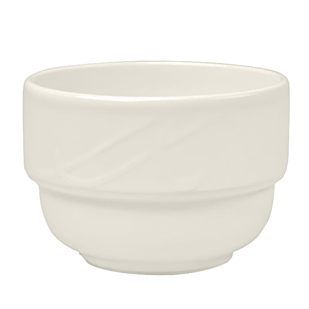 706-HL6011000 7 1/2 oz Round Lyrica Bouillon Cup - China, White