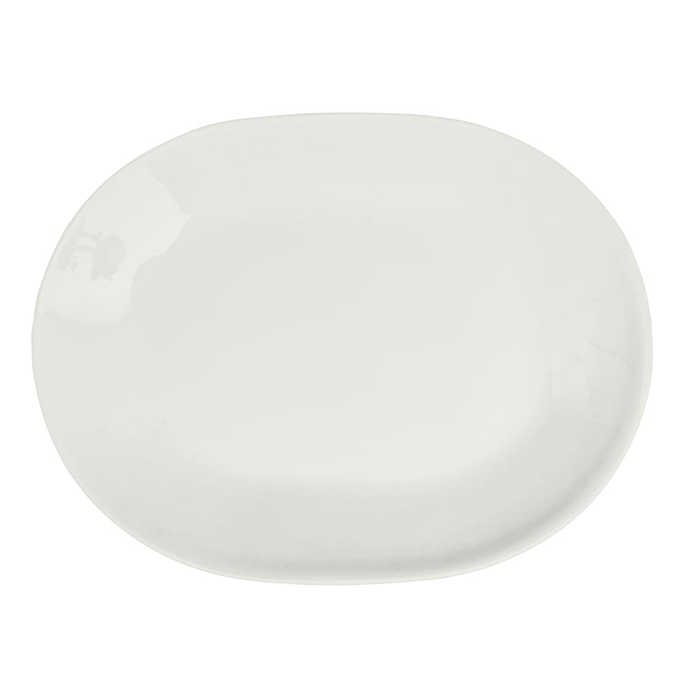 706-HL20346800 10 1/8" x 7 3/4" Oval Alexa Platter - China, White