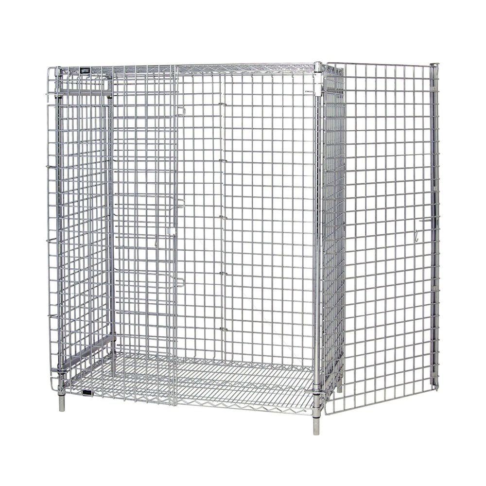 688-183663SEC 36" Stationary Security Cage - 18"W, Chrome