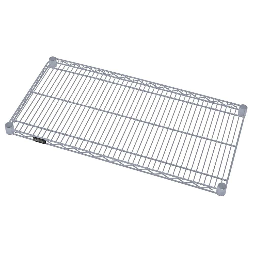 688-2424GY Epoxy Coated Wire Shelf - 24"W x 24"D